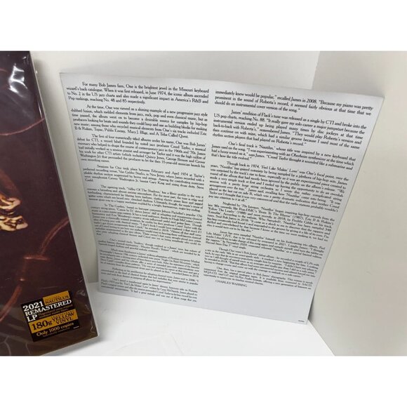 Bob James One (Vinyl) 12" 180 gram Album Yellow Vinyl (Limited Edition)#199/1000 - Picture 3 of 11